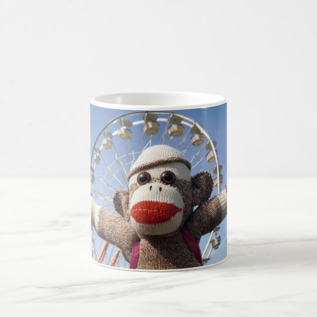 Ernie sock monkeypariserhjulmuggen kaffemugg (Center)