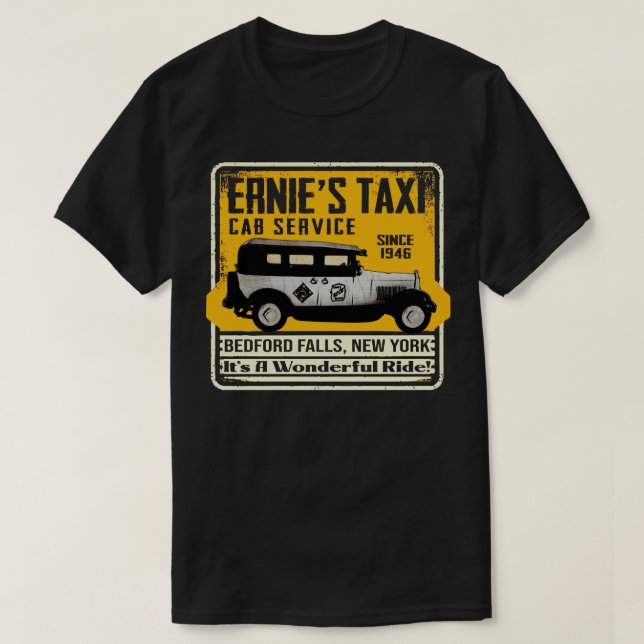 Ernies Taxi Cab har ett fantastiskt liv T Shirt (Design framsida)