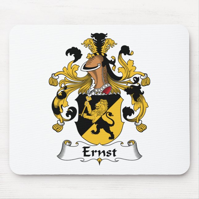 Ernst familjvapensköld musmatta (Framsidan)