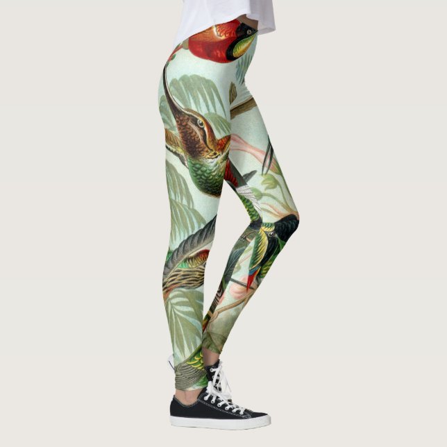 Ernst Haeckel Art Print: Trochilidae Leggings (Höger)