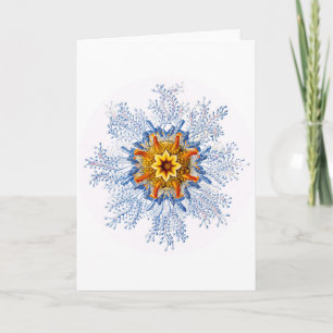 Ernst Haeckel Artforms of ature Greeting Card Helgkort