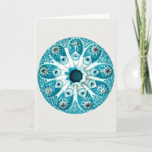 Ernst Haeckel Artforms of ature Greeting Card Helgkort