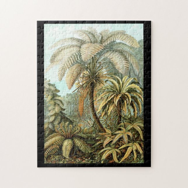 Ernst Haeckel Filicinae Pussel (Vertikal)