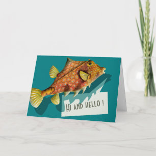 Ernst Haeckel Hi och hej CC0512 Greeting Card Kort
