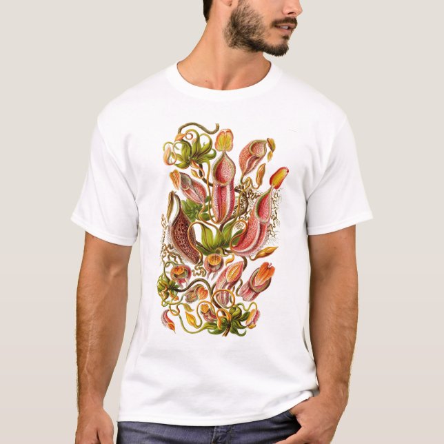 Ernst Haeckel - Nepenthaceae Tshirt T-shirt (Framsida)