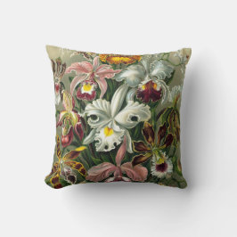 Ernst Haeckel Orkidéer, Antika Regnskogsblommor Kudde