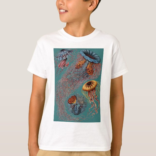 Ernst Haeckels disko Medusae Tee (Framsida)