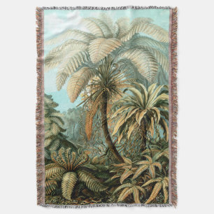 Ernst Haeckels Filicinae (Träd Ferns) Throw Blank Filt