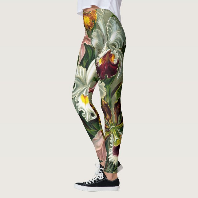 Ernst Haeckels Orchidaceae Leggings (Vänster)