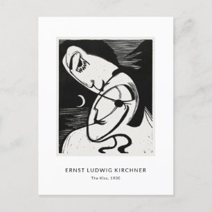 Ernst L. Kirchner - Snyggt Black&White Modern Art Vykort