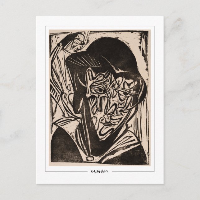 Ernst Ludwig Kirchner #149 - Finkonstkort Vykort (Framsida)