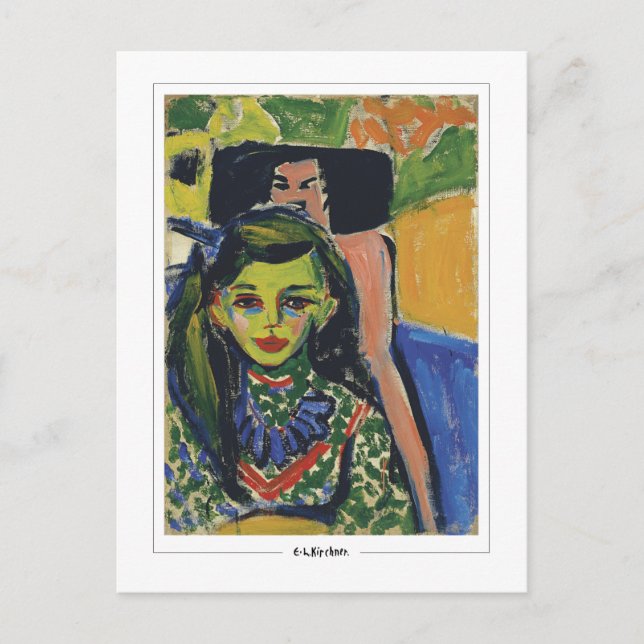 Ernst Ludwig Kirchner #14 - vykort för konst (Framsida)