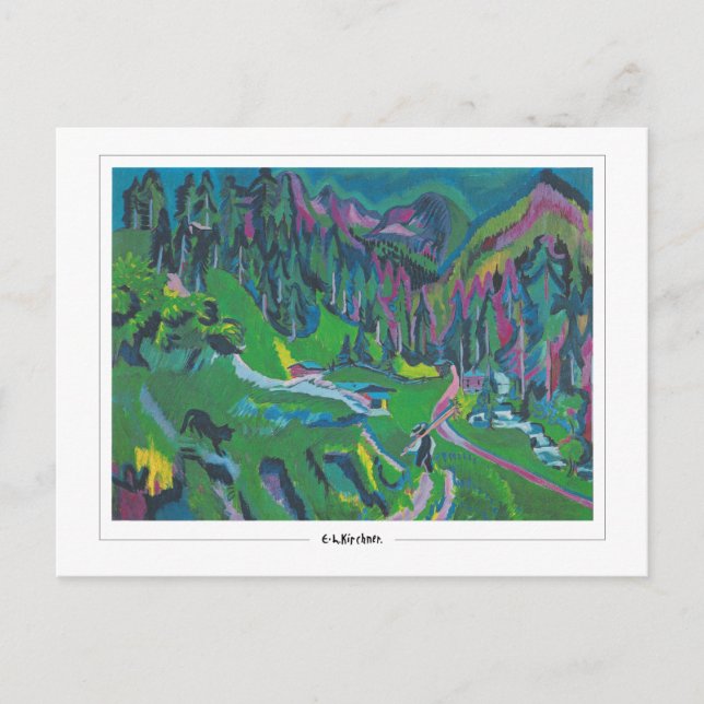 Ernst Ludwig Kirchner #160-2 - Finkonstkort Vykort (Framsida)