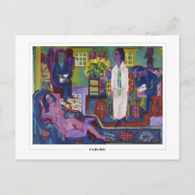 Ernst Ludwig Kirchner #205-2 - Finkonst Postkort Vykort (Framsida)