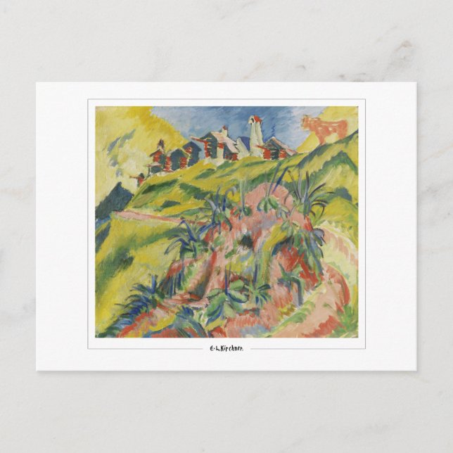 Ernst Ludwig Kirchner #240 - vykort för konst (Framsida)