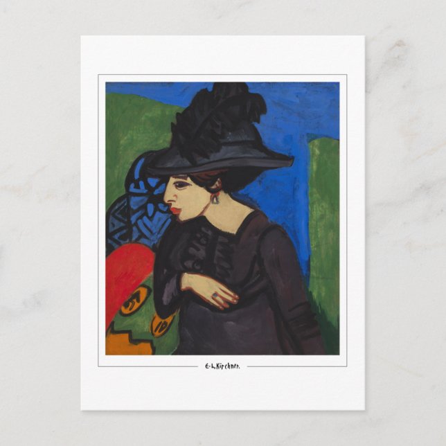 Ernst Ludwig Kirchner #247-2 - Finkonst Postkort Vykort (Framsida)