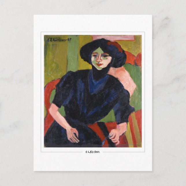 Ernst Ludwig Kirchner #277-2 - vykort för konst (Framsida)