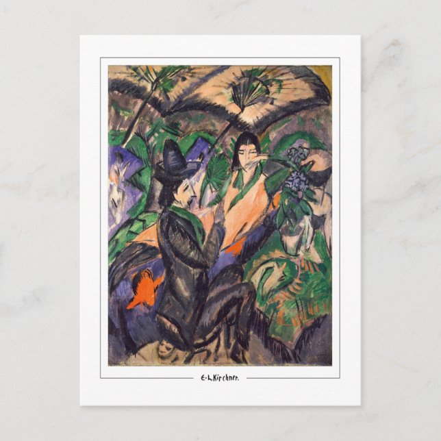 Ernst Ludwig Kirchner #315-2 - vykort för konst (Framsida)