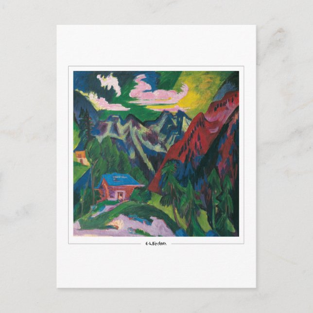 Ernst Ludwig Kirchner #318-2 - vykort för konst (Framsida)