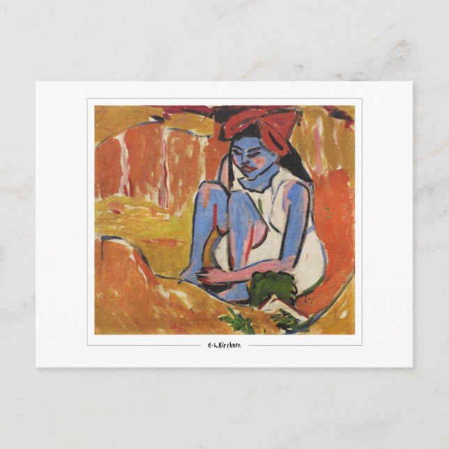 Ernst Ludwig Kirchner #32 - Finkonst Postkort Vykort (Framsida)