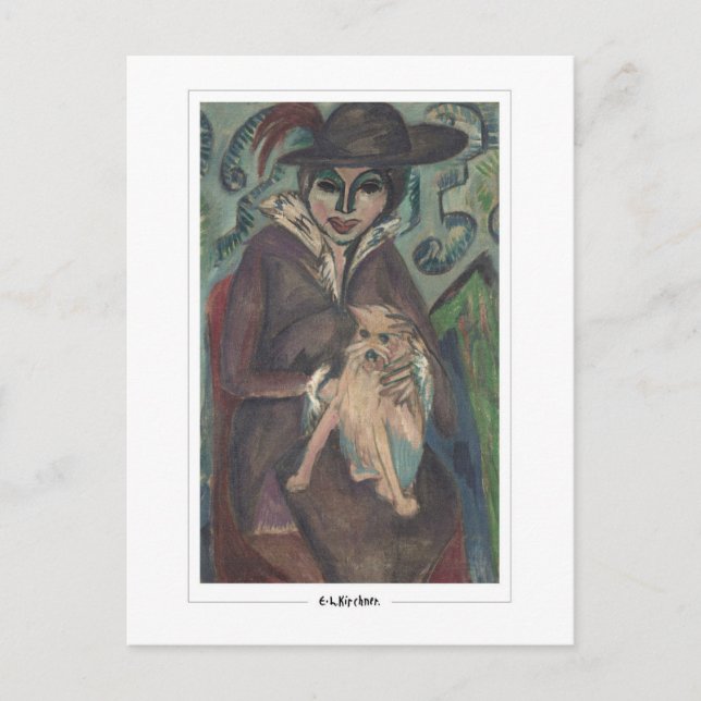 Ernst Ludwig Kirchner #3-2 - Finkonstkort Vykort (Framsida)