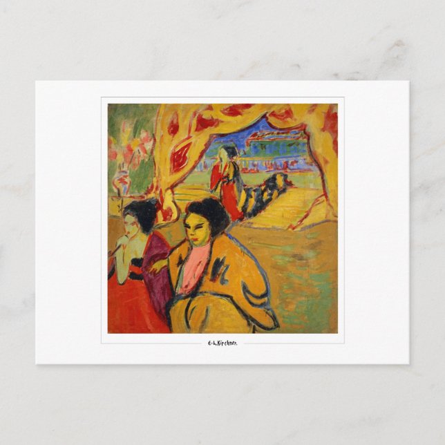 Ernst Ludwig Kirchner #421 - vykort för konst (Framsida)