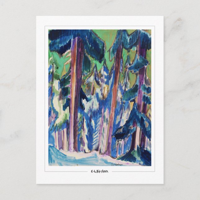 Ernst Ludwig Kirchner #426-2 - vykort för konst (Framsida)