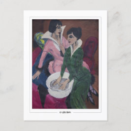 Ernst Ludwig Kirchner #431-2 - vykort för konst