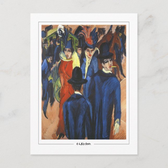 Ernst Ludwig Kirchner #436-2 - Finkonstkort Vykort (Framsida)
