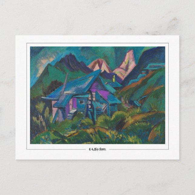 Ernst Ludwig Kirchner #436 - vykort för konst (Framsida)