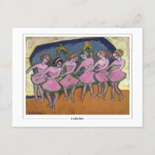 Ernst Ludwig Kirchner #477 - vykort för konst