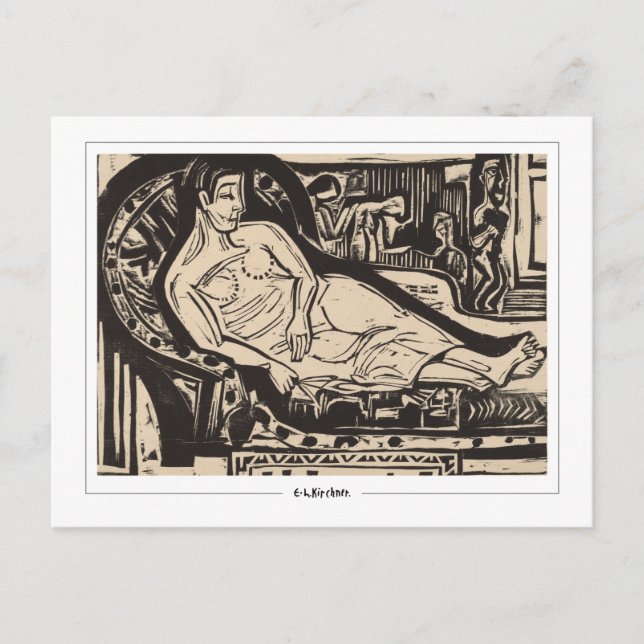 Ernst Ludwig Kirchner #481 - vykort för konst (Framsida)