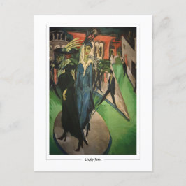 Ernst Ludwig Kirchner #486-2 - vykort för konst