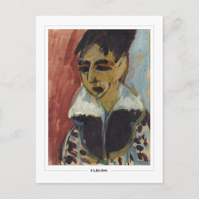 Ernst Ludwig Kirchner #4-2 - Finkonstkort Vykort (Framsida)