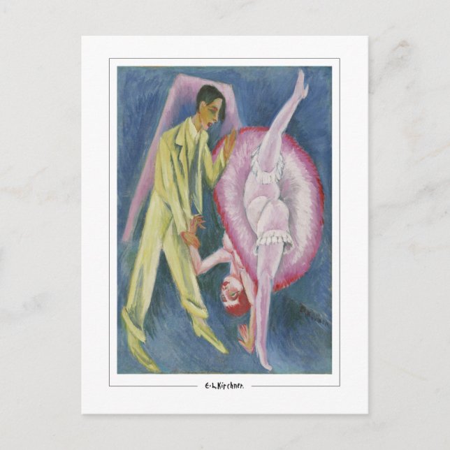 Ernst Ludwig Kirchner #500-2 - vykort för konst (Framsida)