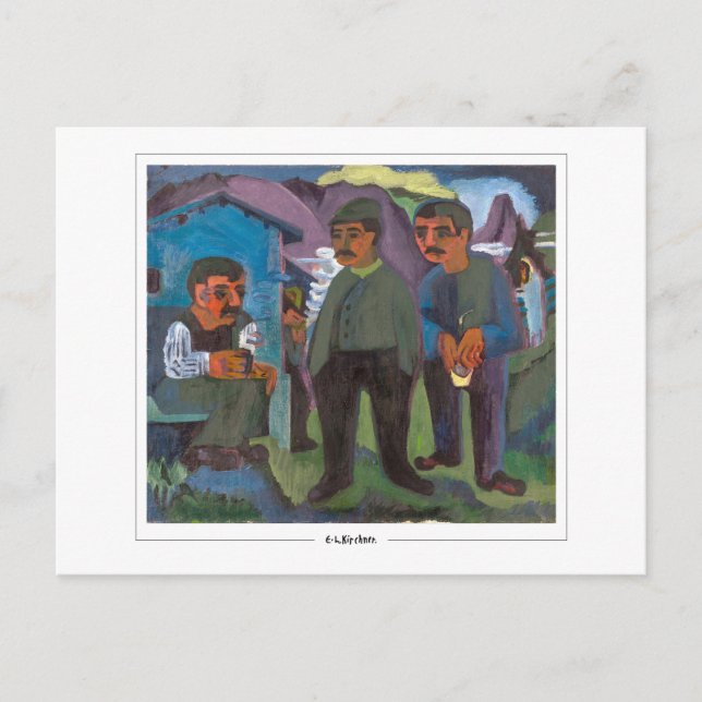Ernst Ludwig Kirchner #523-2 - vykort för konst (Framsida)