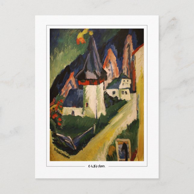 Ernst Ludwig Kirchner #529 - Finkonstkort Vykort (Framsida)