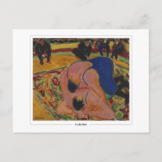Ernst Ludwig Kirchner #544 - vykort för konst (Framsida)