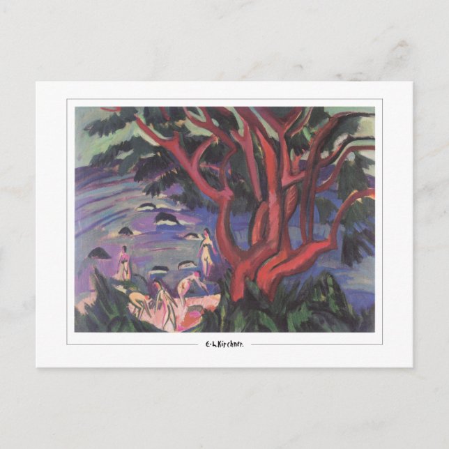 Ernst Ludwig Kirchner #556-2 - Finkonst Postkort Vykort (Framsida)