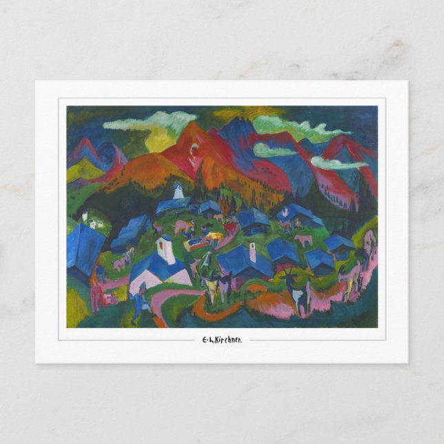 Ernst Ludwig Kirchner #571 - vykort för konst (Framsida)