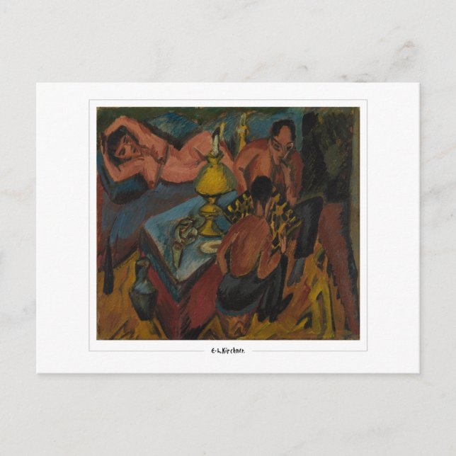 Ernst Ludwig Kirchner #589 - Finkonst Postkort Vykort (Framsida)