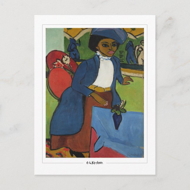 Ernst Ludwig Kirchner #59 - vykort för konst (Framsida)