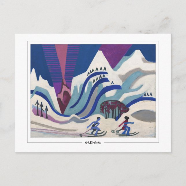 Ernst Ludwig Kirchner #612 - vykort för konst (Framsida)