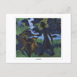 Ernst Ludwig Kirchner #650-2 - vykort för konst