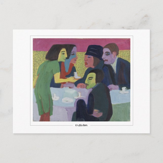 Ernst Ludwig Kirchner #69-2 - Finkonstkort Vykort (Framsida)