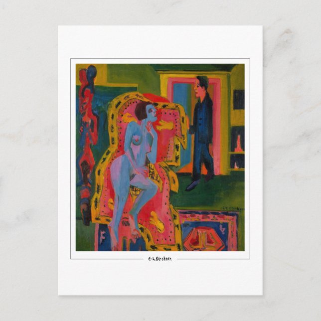 Ernst Ludwig Kirchner #8-2 - vykort för konst (Framsida)