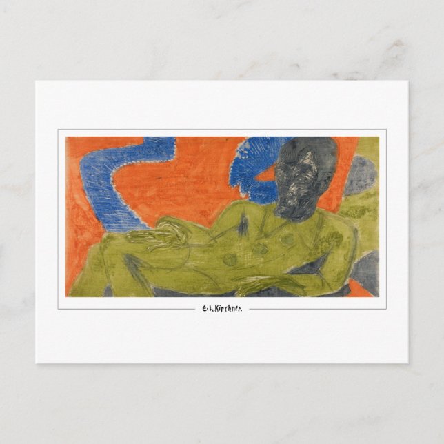 Ernst Ludwig Kirchner #8 - vykort för konst (Framsida)
