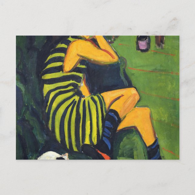 Ernst Ludwig Kirchner Artiste Marcella Vykort (Framsida)