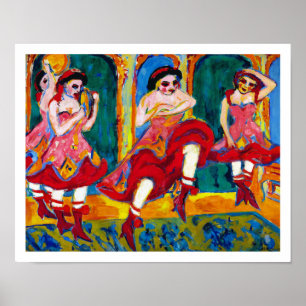 Ernst Ludwig Kirchner - Czardas dansare Poster