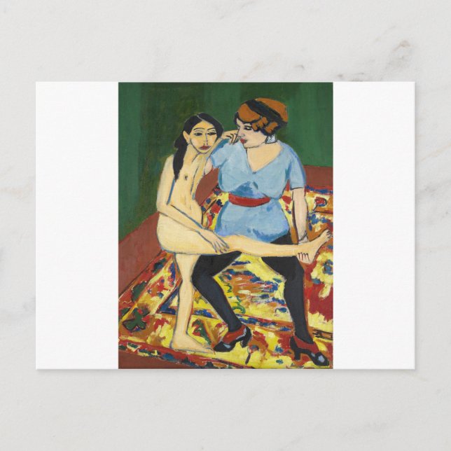 Ernst Ludwig Kirchner - Dance Training Vykort (Framsida)